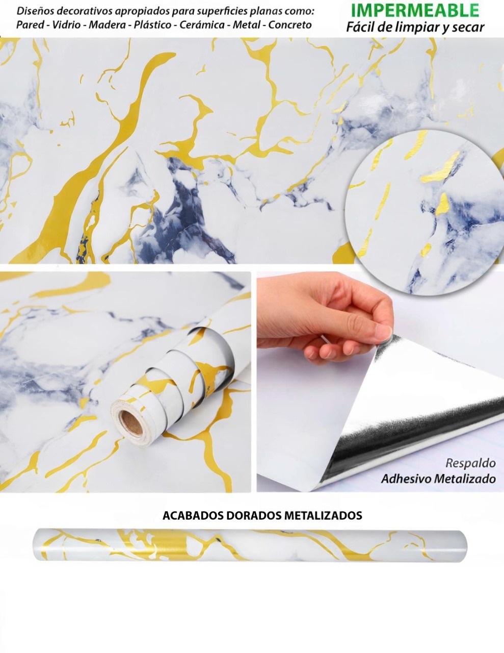 Papel adhesivo brillante VAK-18684